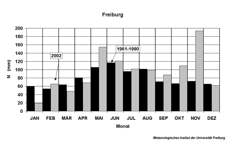 Niederschläge 2002